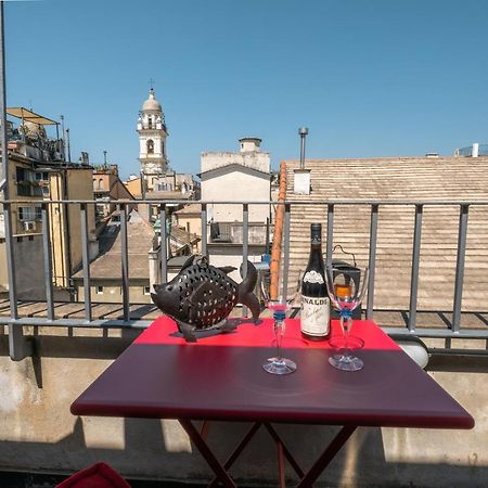 לינה וארוחת בוקר ג'נובה Attico Palazzo Giustiniani מראה חיצוני תמונה
