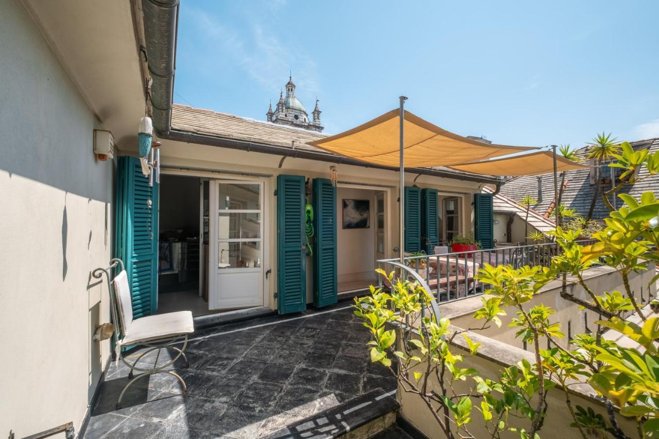לינה וארוחת בוקר ג'נובה Attico Palazzo Giustiniani מראה חיצוני תמונה