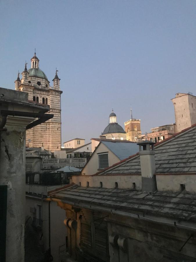 לינה וארוחת בוקר ג'נובה Attico Palazzo Giustiniani מראה חיצוני תמונה