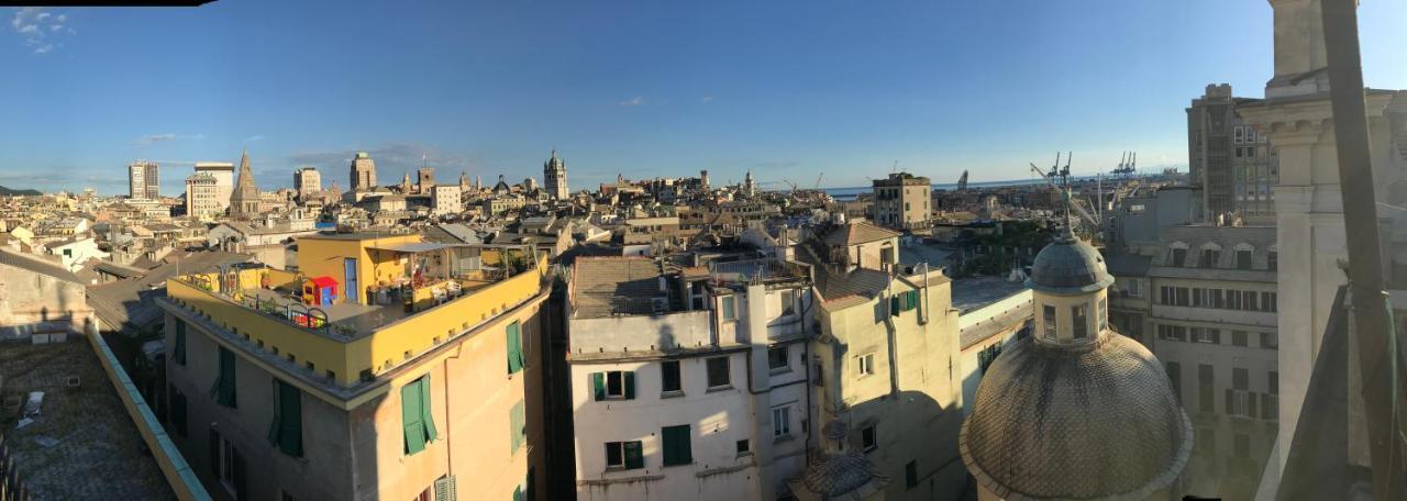 לינה וארוחת בוקר ג'נובה Attico Palazzo Giustiniani מראה חיצוני תמונה