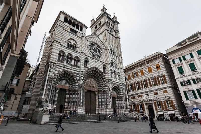 לינה וארוחת בוקר ג'נובה Attico Palazzo Giustiniani מראה חיצוני תמונה
